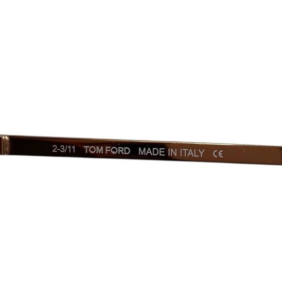 Tom Ford Helene TF182 45F Rose Gold Brown Gradient Sunglasses Italy 56-13 main image 14